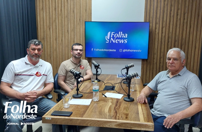 Alaor Scariot (PT) e Rangel Guedes (PSB) participam de entrevista na Folha News para as eleições municipais de Lagoa Vermelha