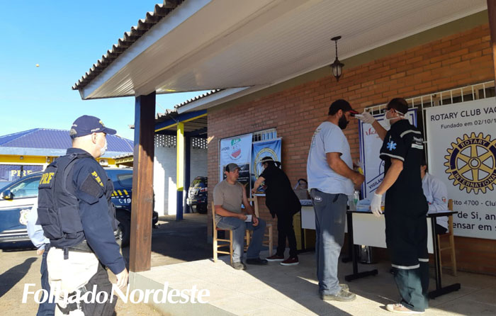Caminhoneiros terão nova etapa de vacinação contra a gripe na PRF em Vacaria