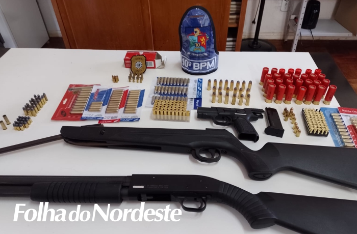Esmeralda: Forças de Segurança realizam prisão e apreensão de armas