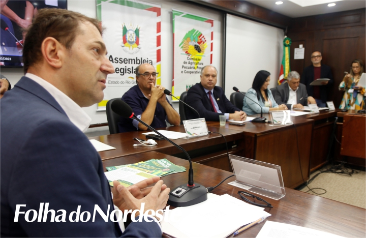 Na comissão de Agricultura, deputado Paparico Bacchi fala sobre armazenamento de água e irrigação no RS
