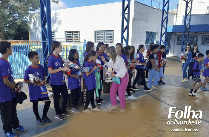 Alunos da Escola João Rodrigues de Souza celebram a Páscoa com fé, integração e alegria