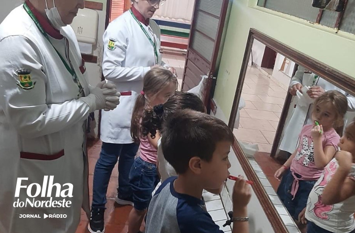 Atividades de saúde bucal são realizadas em escolas de Ibiraiaras