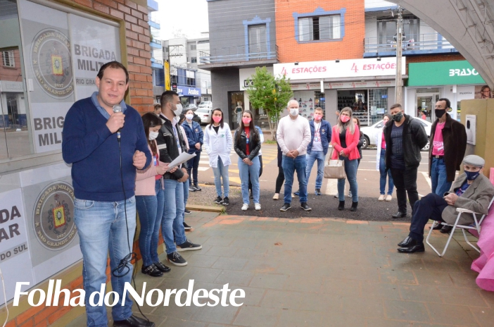 Ato marca lançamento do Outubro Rosa e Novembro Azul em Lagoa Vermelha