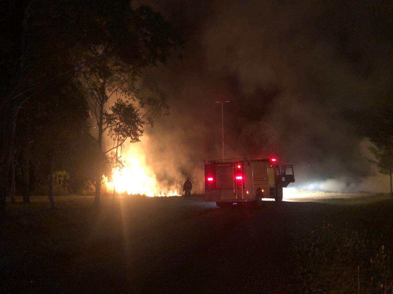 Bombeiros registram dois focos de incêndio próximo a UPF de Lagoa Vermelha
