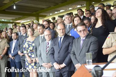 Ronaldo Santini presente na posse do novo comandante da Brigada Militar
