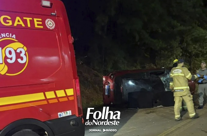 Homem morreu após capotamento na RS-126, em Ibiraiaras