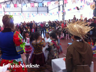 Festa junina foi de muita diversão para os alunos da EMEI Aquarela