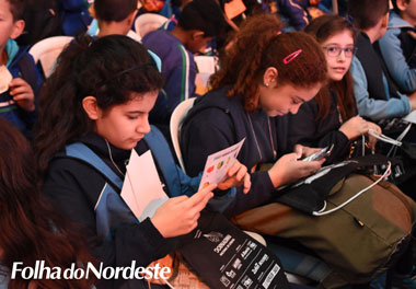 Crianças dão início às atividades da Jornada Nacional de Literatura