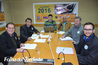 Candidatos a vice participaram do Debate Rádio Cacique / Folha do Nordeste