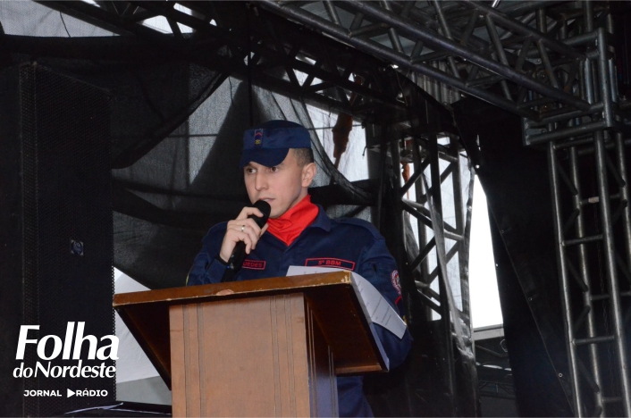 Instrutor Kelvin Guedes destaca compromisso e transformação na formatura do Projeto Bombeiro Mirim 2025