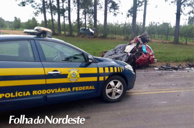 PRF atende acidente com duas mortes em Muitos Capões