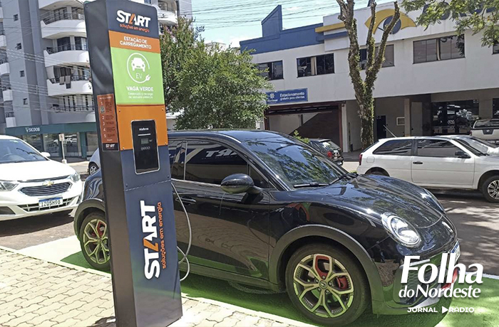 Tapejara dá um passo à frente com o primeiro ponto público de recarga para veículos elétricos 