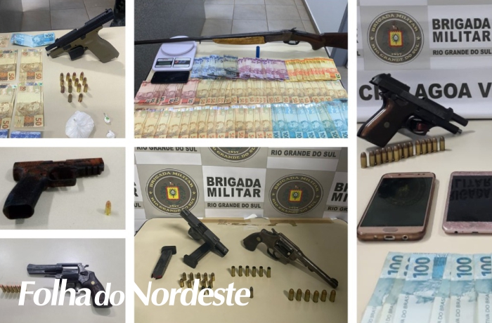 Resposta policial já tem saldo de seis presos pela Brigada Militar em Lagoa Vermelha