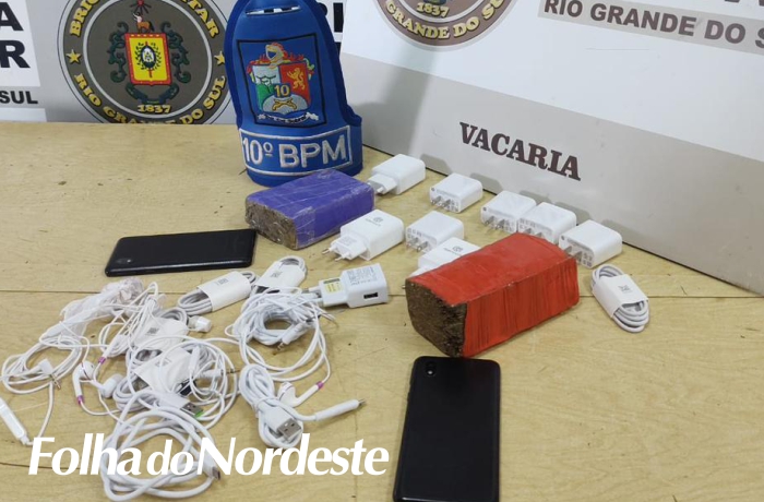 Três pessoas são presas pela Brigada Militar por tráfico de drogas em Vacaria