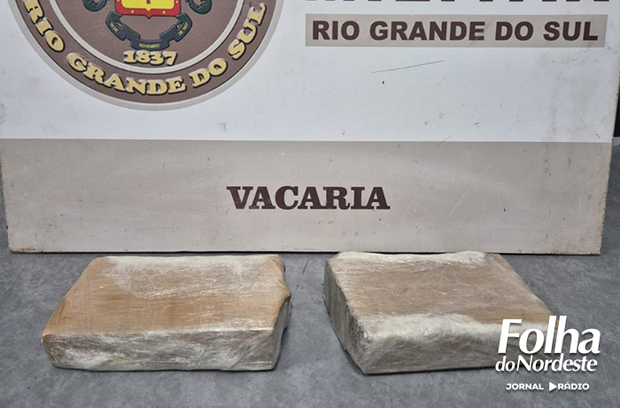 Homem é preso por tráfico de drogas nas proximidades do Presídio Estadual de Vacaria