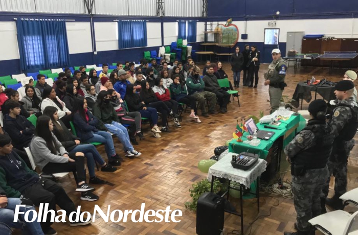 Região: Brigada Militar realiza palestra para alunos do ensino médio
