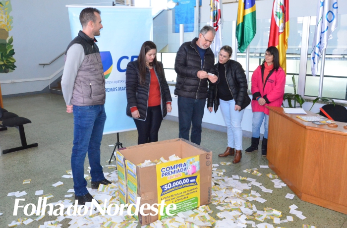 Compra Premiada CDL sorteia mais cinco cadernetas de poupança