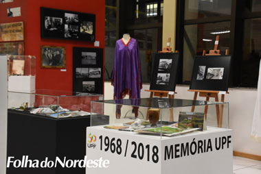 Exposição retrata cinco décadas de história da UPF