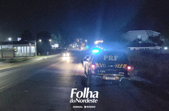Casal fica ferido após atropelamento na BR-285, em Vacaria