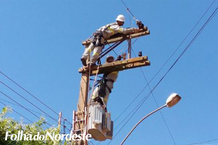 No dia  22, desligamento de energia elétrica nos bairros Suzana e Ernani