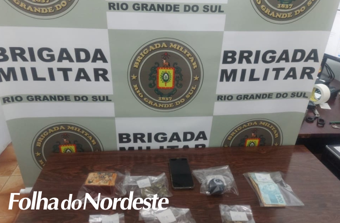 Brigada Militar e Polícia Civil prendem homem por tráfico de drogas em Barracão