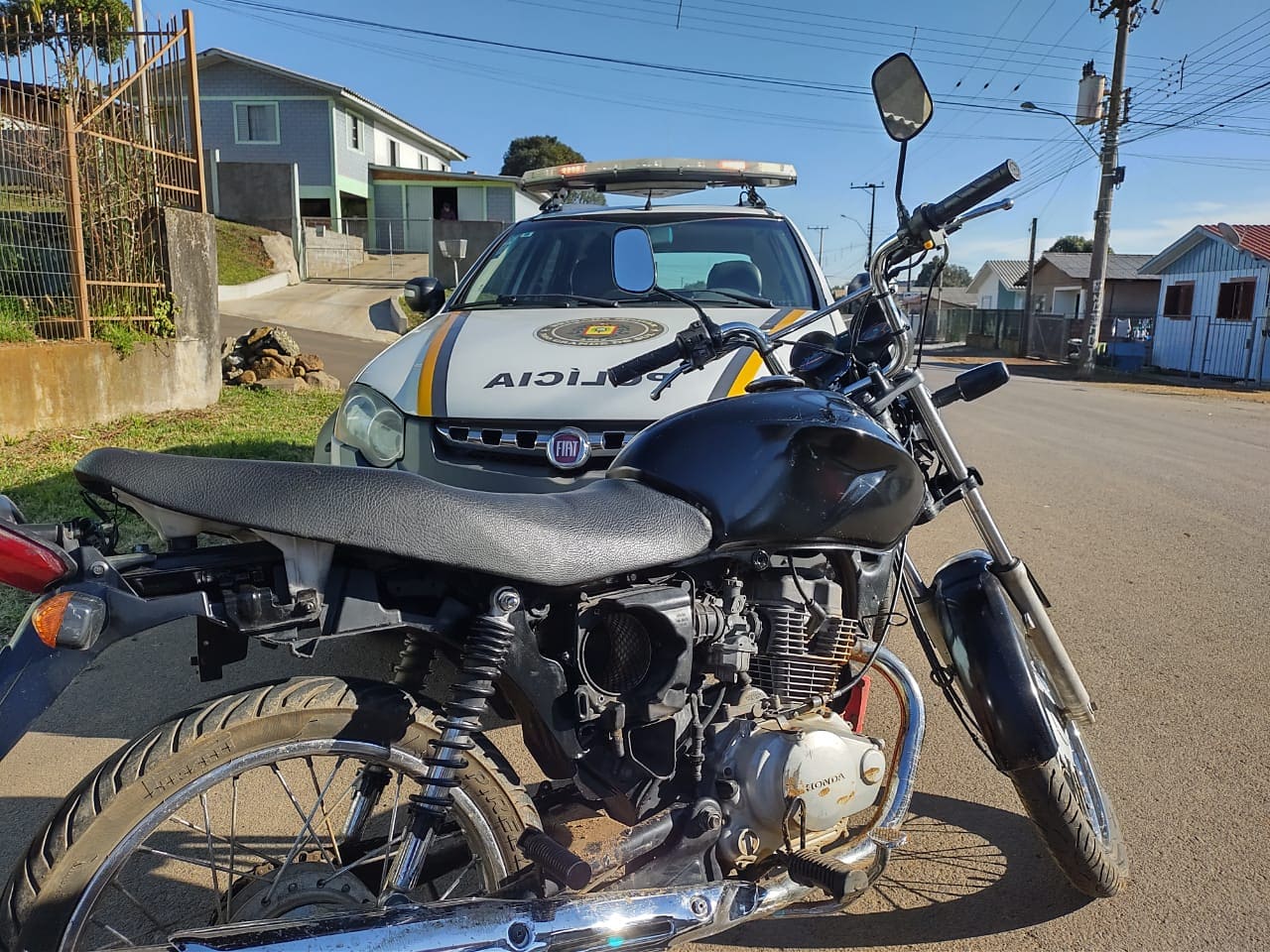 Homem de 21 anos é preso pela BM em Vacaria por receptação
