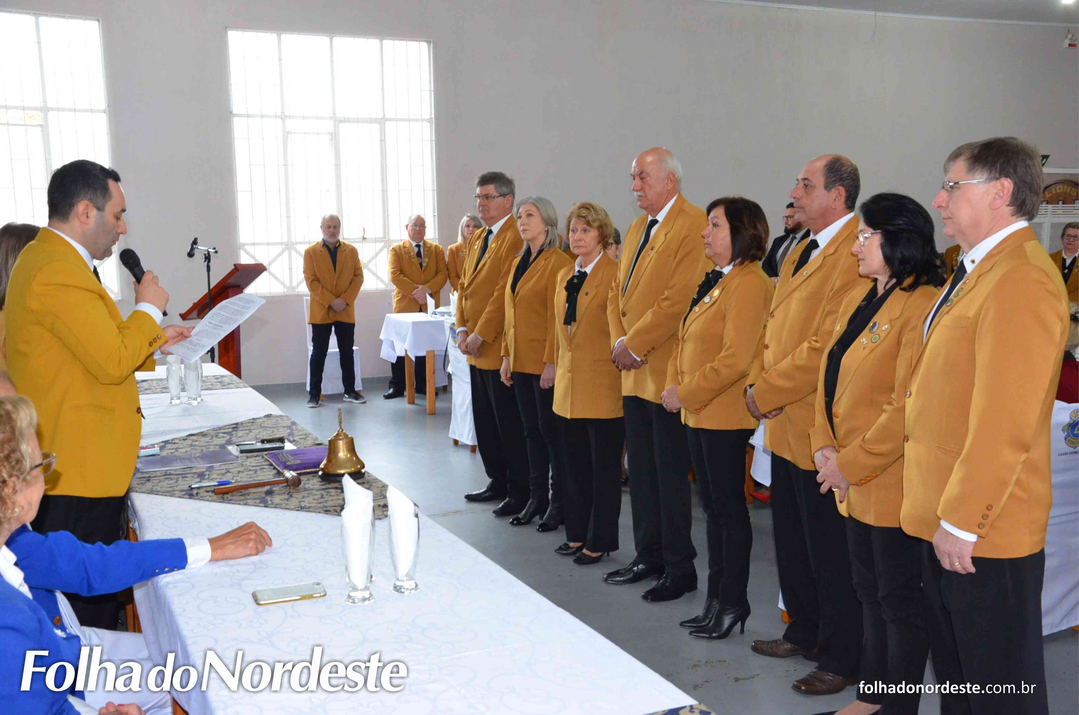 Valdemiro Volpato assume presidência do Lions Clube de Lagoa Vermelha