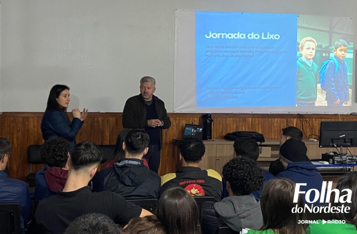 Prefeitura de Lagoa Vermelha apoia  projetos sustentáveis e reforça educação ambiental em escola estadual