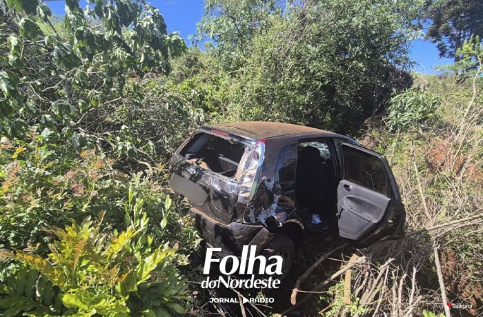 Motorista fica ferida após saída de pista na ERS-467, em Ibiaçá
