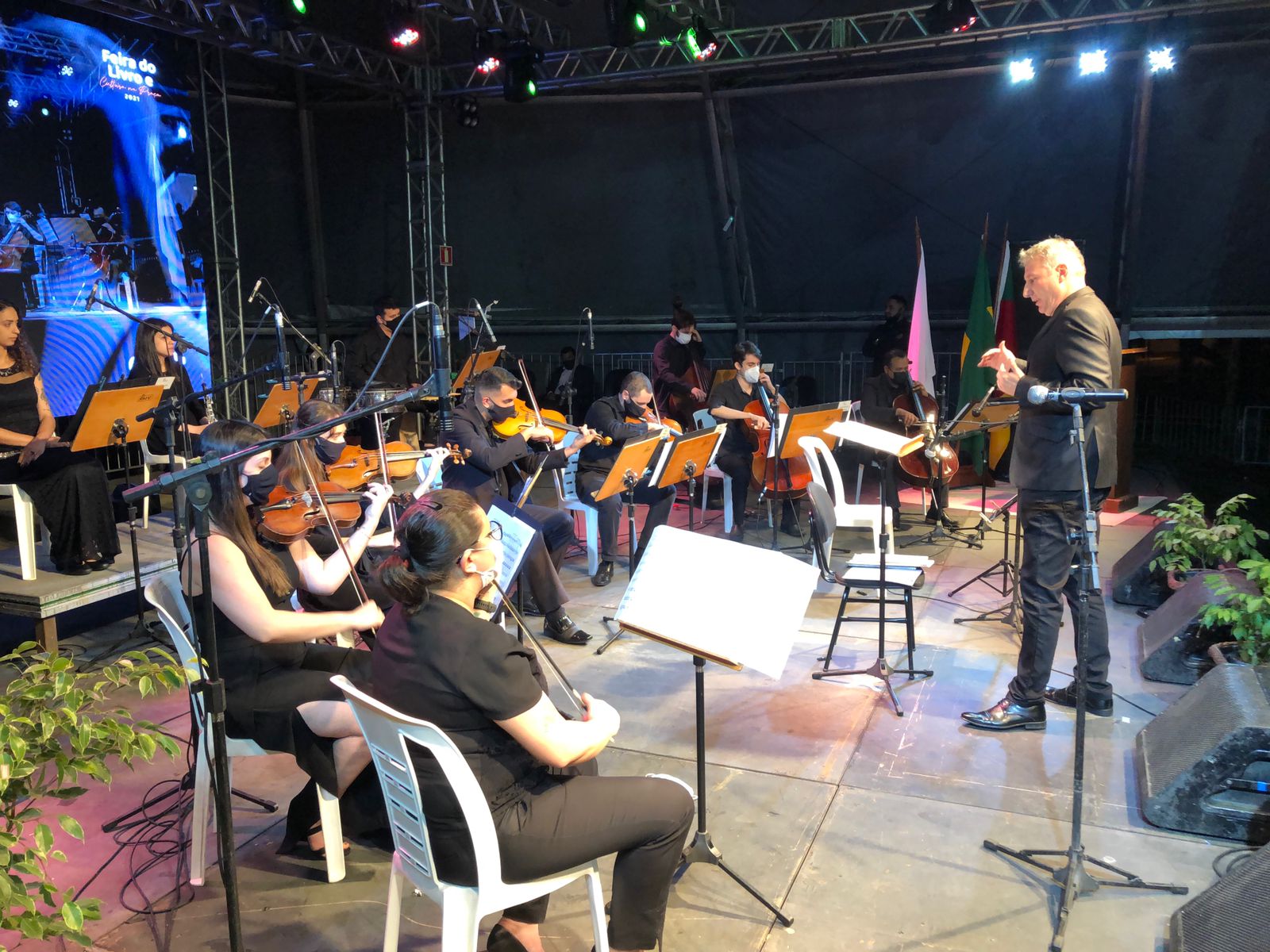 Orquestra Sinfônica de Santa Maria participou da Feira do Livro