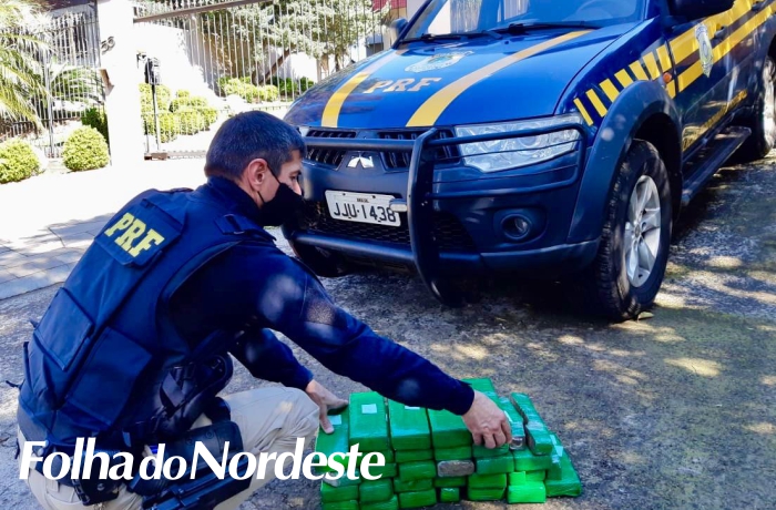 PRF prende traficante com 24 quilos de maconha no tanque de combustível de um Del Rey