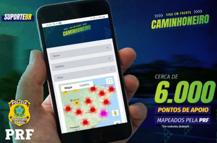 PRF mapeia 6 mil pontos de apoio a caminhoneiros e usuários das rodovias em todo o país
