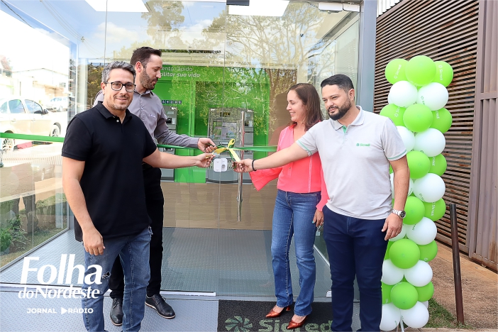 Sicredi Ibiraiaras RS/MG entrega mais uma inovação aos associados no município de Tapira/MG