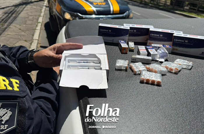 PRF apreende 62 ampolas de medicamentos para emagrecimento e prende cinco pessoas em Triunfo e Caxias do Sul