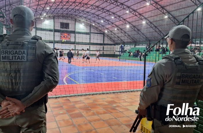 Brigada Militar garante segurança durante campeonato em Esmeralda