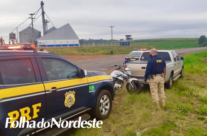 PRF prende criminoso e recupera duas caminhonetes furtadas em Passo Fundo