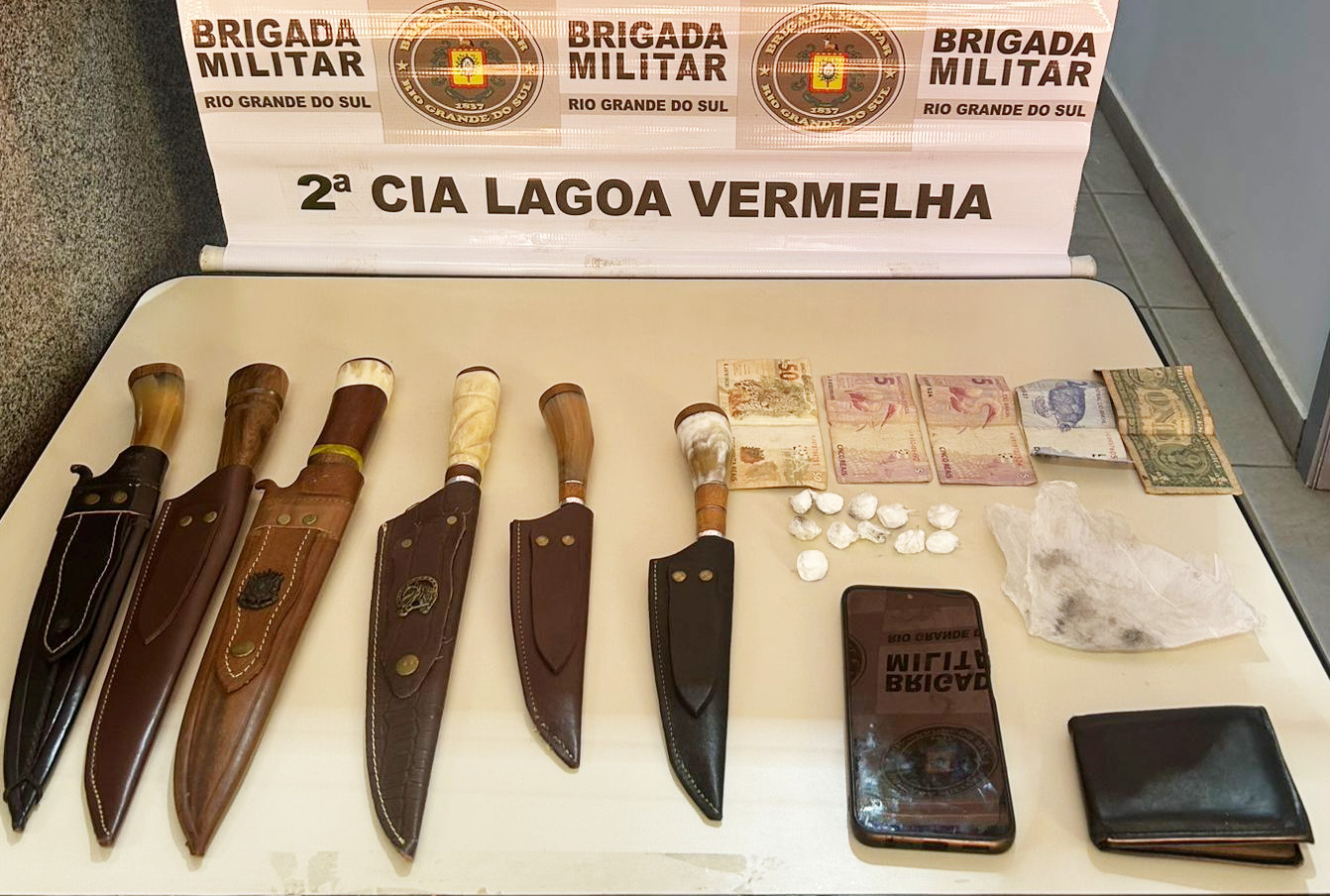 Prisão por tráfico de drogas é registrada em Lagoa Vermelha