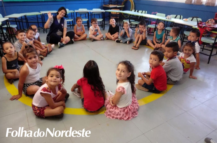 Alegria resume o primeiro dia de aula na rede de ensino em Lagoa Vermelha