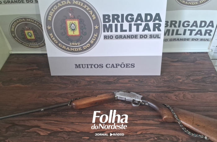 Brigada Militar atendeu ocorrência de posse irregular de arma de fogo em Muitos Capões