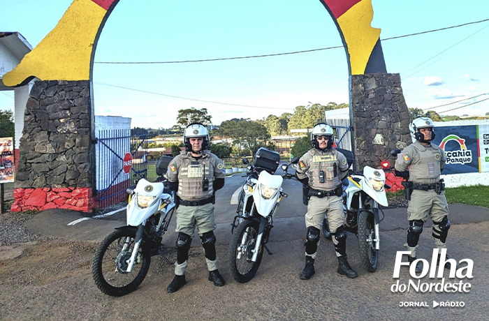 Brigada Militar garante segurança durante festejos da Semana Farroupilha em Vacaria