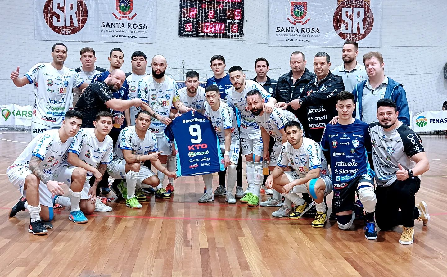 Lagoa EC faz bonito e vence o Santa Rosa Futsal