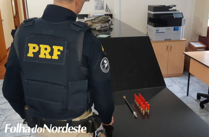 PRF apreende munições em Sarandi