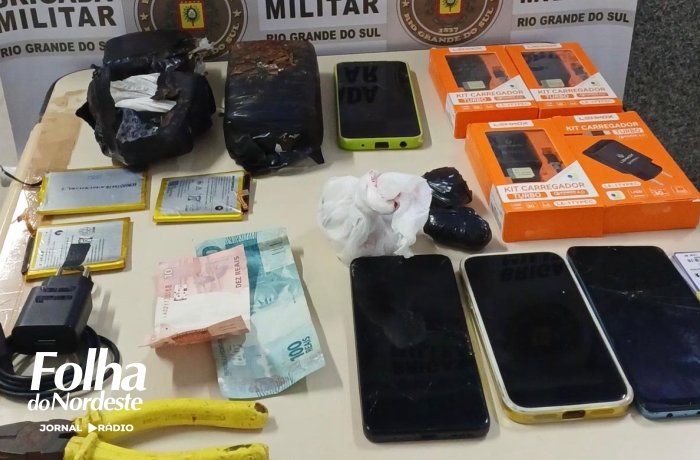 Três pessoas são detidas por tráfico de drogas em Lagoa Vermelha