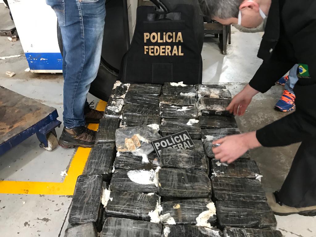 Polícia Federal apreende 170 kg de cocaína em Lagoa Vermelha