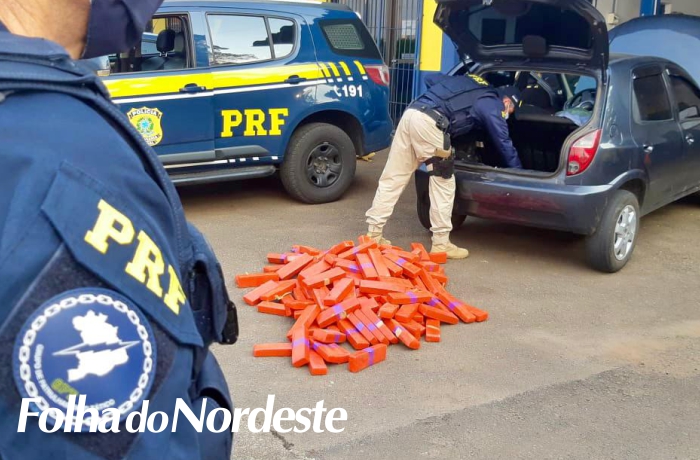 PRF prende trio com 113 quilos de maconha em Passo Fundo