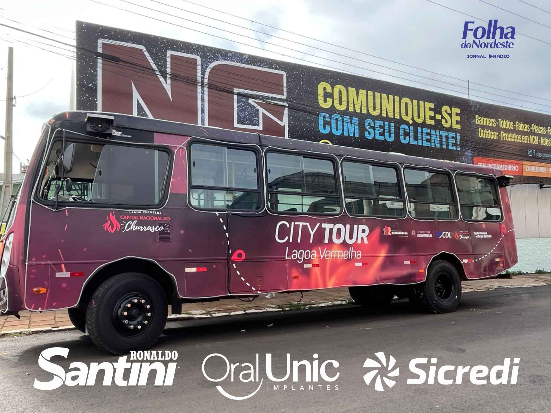 Ônibus City Tour será destaque na Festa Nacional do Churrasco e Rodeio Internacional