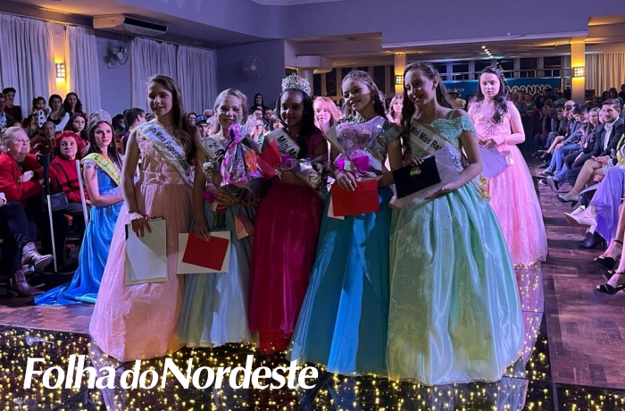 Yasmin Oliveira de Paula é a Mini Miss Lagoa Vermelha
