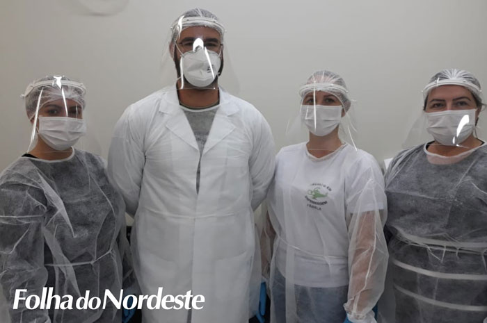 Grupo Todos pela Saúde já produziu mais de mil protetores faciais