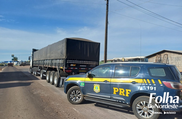PRF flagra três carretas com quase 50 toneladas de excesso de peso em uma semana