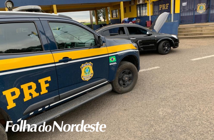 PRF apreende automóvel com motor adulterado em Vacaria
